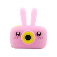 Детский фотоаппарат Kids Camera Розовый Зайчик