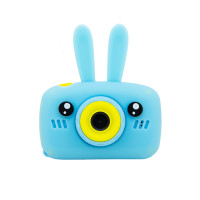 Детский фотоаппарат Kids Camera Синий Зайчик