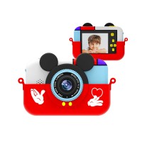 Детский фотоаппарат Mickey Mouse (красный)